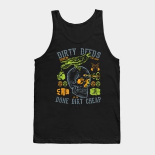 Dirty Deeds Skull Tank Top